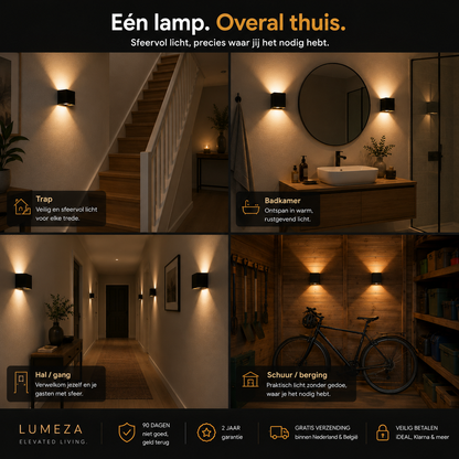 Lumeza™ RGB Draadloze Luxe Wandlamp