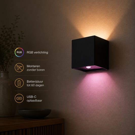 Lumeza™ RGB Draadloze Luxe Wandlamp