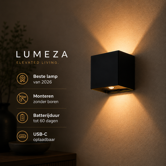 Lumeza™ Draadloze Luxe Wandlamp